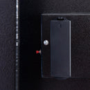 Cassetta Portachiavi di Sicurezza Professionale da Muro di 40 ganci Nero 30x36,5x10 cm 