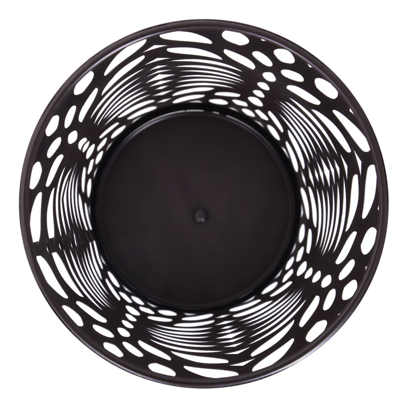 Portaombrelli in Metallo Lavorato con Salvagoccia Marrone 