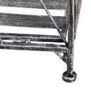 Portapiante Fioriera a Scaffale a 3 Ripiani da Giardino Balcone interno Grigio Argento 44x25x96 cm 