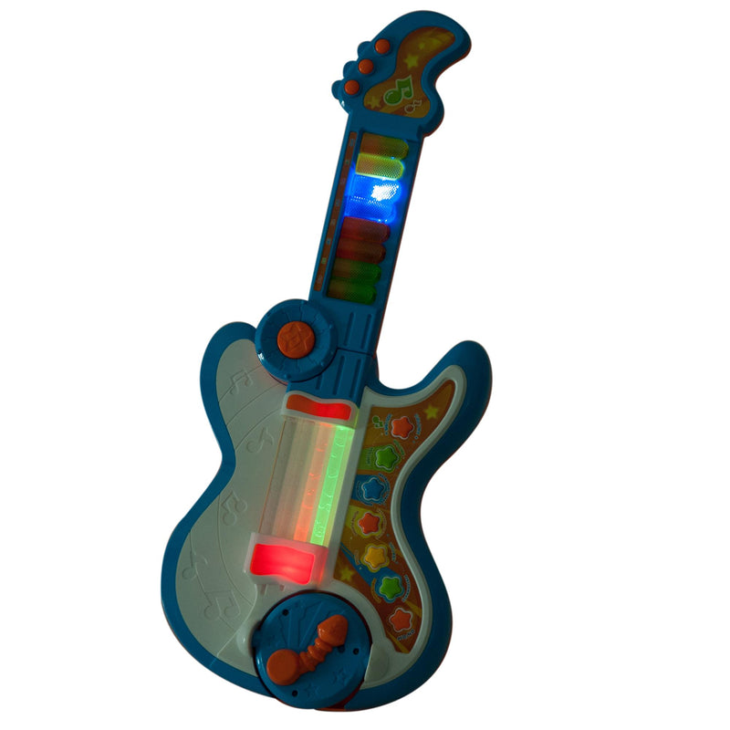 Chitarra Giocattolo per Bambini Trasformabile con Luci 