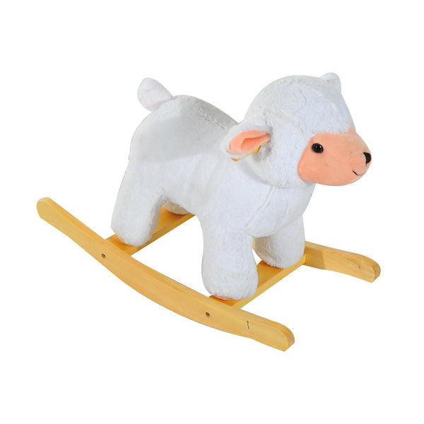 Mouton à bascule pour enfants avec 32 chansons Blanc sconto