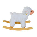 Pecora a Dondolo per Bambini con 32 Canzoni Bianco 