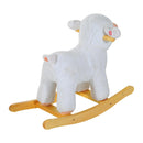 Pecora a Dondolo per Bambini con 32 Canzoni Bianco 