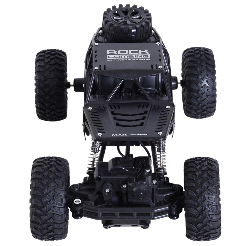 Monster Truck Radiocomandato Scala 1:16 Nero in ABS e Metallo Velocità Massima 20 km/h 