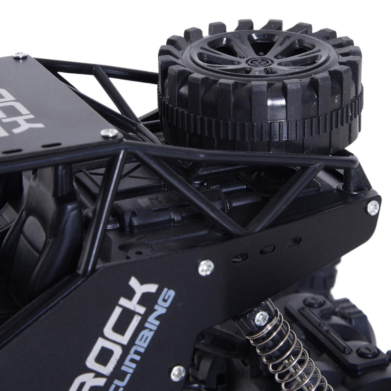 Monster Truck Radiocomandato Scala 1:16 Nero in ABS e Metallo Velocità Massima 20 km/h 