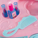 Specchiera Giocattolo per Bambine Verde chiaro e Rosa 