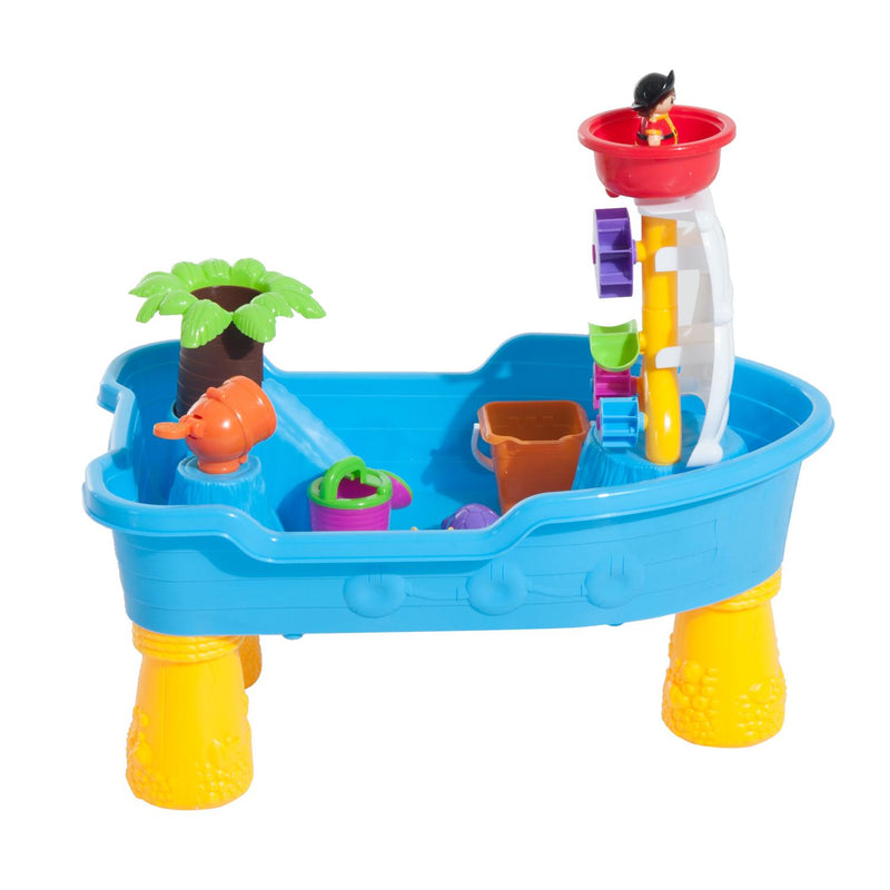 Set Giocattoli per Bambini 20pz Nave Pirata Mulino a Vento e Stampini 