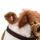 Cavallo a Dondolo in Legno con Suono Giocattolo per i Bambini Marrone 