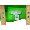 Cavallo a Dondolo per i Bambini in Legno Motocicletta Verde 