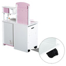 Cucina Giocattolo per Bambini in Legno con Sedia e Accessori 60x35x87 cm 