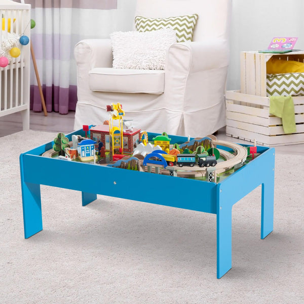 Ensemble de table de chemin de fer en bois pour enfants avec certificats prezzo