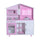 Cuisine jouet pour enfants avec accessoires en bois rose 110x32,5x99,5 cm
