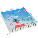 Tappeto Puzzle per Bambini Disegno Fantasia 12 Tessere 61.5x61.5 cm 