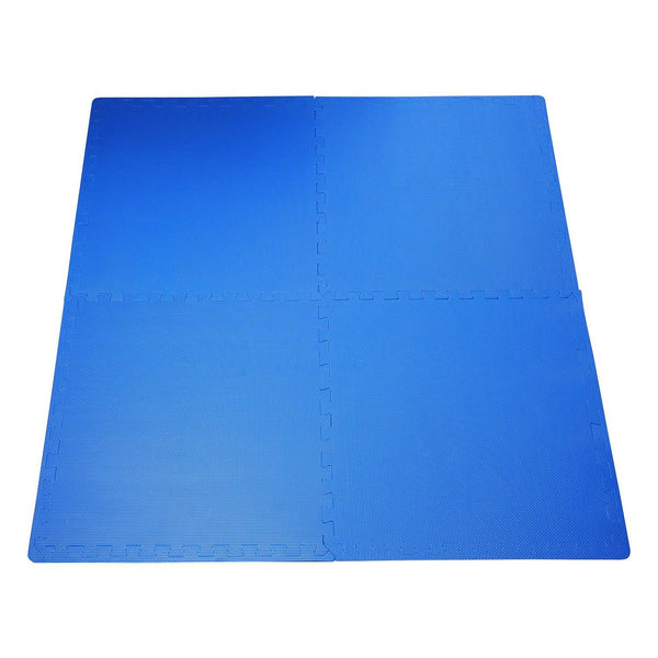 online Jeu de tapis puzzle à emboîtement 8 pièces 60x60 cm Bleu