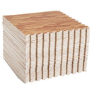 Tappeto Puzzle in EVA Effetto Legno Scuro 42 Pezzi 61.5x61.5 cm 