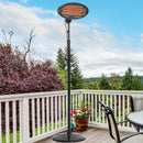 Lampada Riscaldante Radiatore per Esterni 2000W Nero 180-210 cm 