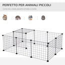 Box per Animali nero 106x73x36 cm 