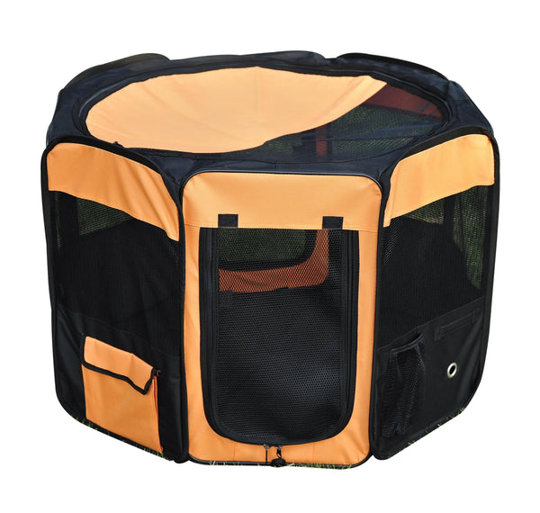 prezzo Boîte Pliable pour Chiens Chats et Animaux Orange et Noir Ø91x58 cm