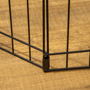 Recinto per Cani Gatti a Rete 8 Pezzi 76x61 cm Nero 