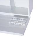 Armadietto per Medicinali da Muro con 2 Ripiani e un Vano Bianco 38x12x20 cm 