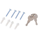 Armadietto per Medicinali Rosso 60x30x12 cm 