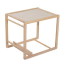 Seggiolone Multifunzione per Bambini in Legno di Pino Azzurro 50x44x88 cm 