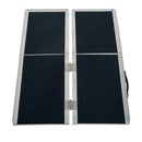 Rampa per Sedia a Rotelle in Alluminio Ripiegabile a Valigia 61x36x16 cm 