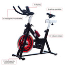 Spin Bike Cyclette per Spinning Professionale 105x45x95 cm 