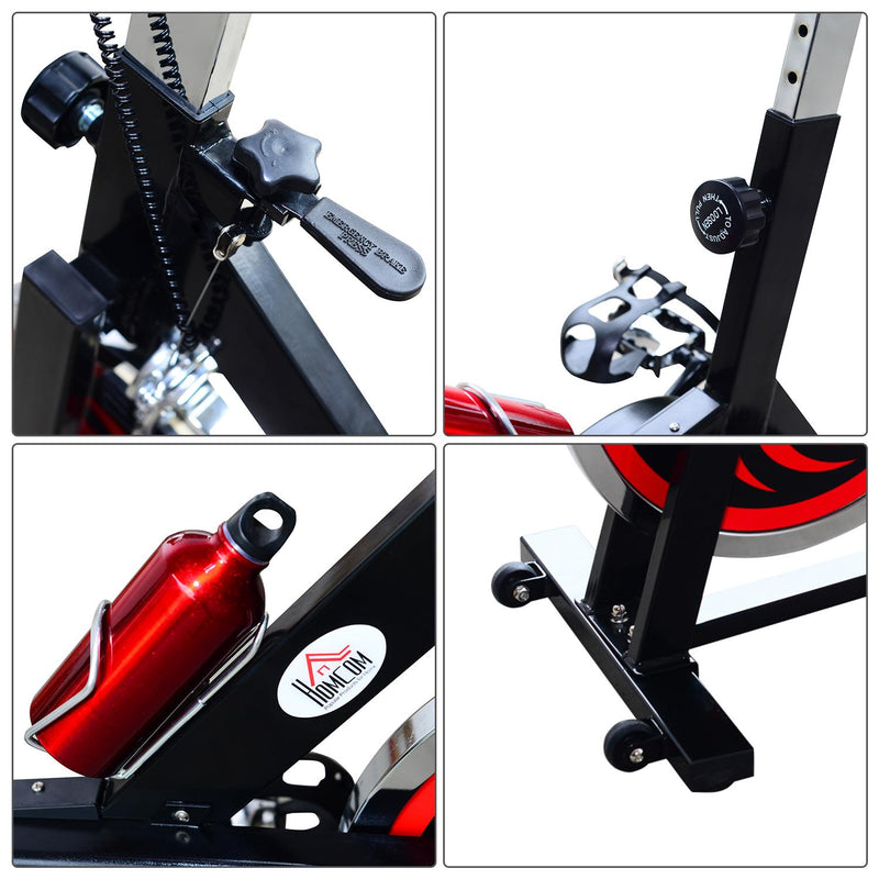 Spin Bike Cyclette per Spinning Professionale 105x45x95 cm 