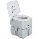 Toilette Wc Chimico Portatile 20L per Disabili e Anziani Camper Campeggio 41.5x36.5x42 cm 