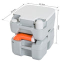 Toilette Wc Chimico Portatile 20L per Disabili e Anziani Camper Campeggio 41.5x36.5x42 cm 