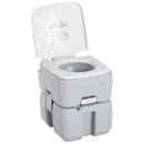Toilette Wc Chimico Portatile 20L per Disabili e Anziani Camper Campeggio 41.5x36.5x42 cm 