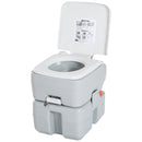 Toilette Wc Chimico Portatile 20L per Disabili e Anziani Camper Campeggio 41.5x36.5x42 cm 