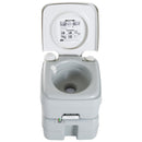 Toilette Wc Chimico Portatile 20L per Disabili e Anziani Camper Campeggio 41.5x36.5x42 cm 