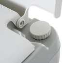 Toilette Wc Chimico Portatile 20L per Disabili e Anziani Camper Campeggio 41.5x36.5x42 cm 