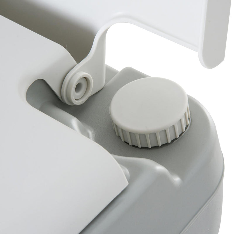 Toilette Wc Chimico Portatile 20L per Disabili e Anziani Camper Campeggio 41.5x36.5x42 cm 