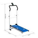 Tapis Roulant Magnetico con Schermo LCD Pieghevole per Fitness 
