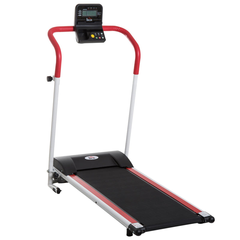Tapis Roulant Elettrico Pieghevole con Schermo LCD Velocità 10km/h 