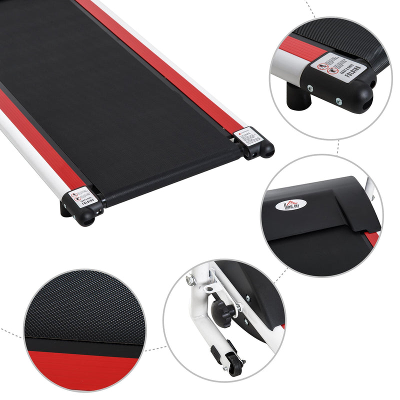 Tapis Roulant Elettrico Pieghevole con Schermo LCD Velocità 10km/h 