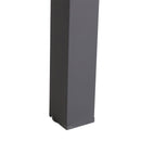 Tavolo Allungabile per Casa e Giardino Nero 160x80x75 cm 