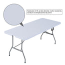 Tavolo da Campeggio Picnic Pieghevole Portatile Richiudibile in Valigia in PE 180x74x74 cm 