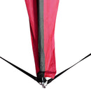 Tenda da Spiaggia Campeggio Protezione Raggi UV Nera e Rossa 3.3x3.3x2.55 cm 