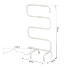 Scaldasalviette Elettrico 100W Bianco 50x30x95 cm 