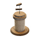 Struttura Tiragraffi in Cartone Ondulato Erba Gatta Ø39x38.5 cm 