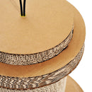 Struttura Tiragraffi in Cartone Ondulato Erba Gatta Ø39x38.5 cm 