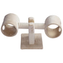 Struttura Gioco per Gatti Tiragraffi Beige 67x30x26 cm 