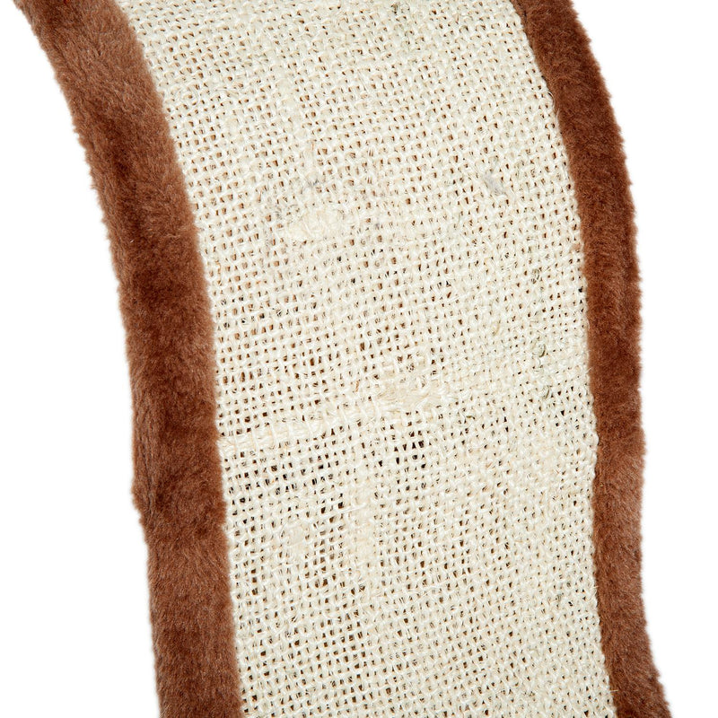 Tiragraffi per Gatti Parco Giochi in Sisal Caffè Chiaro 35x30x39 cm 