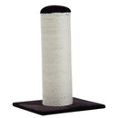 Palo Colonna Tiragraffi per Gatti in Legno e Sisal naturale Marrone crema 50x50x72 cm 