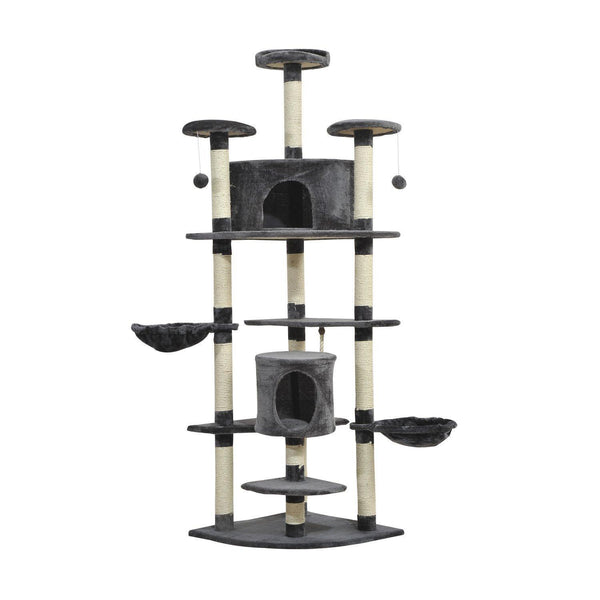 prezzo Arbre à chat pour chat gris 60x60x200 cm