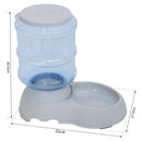 Distributore Automatico di Cibo per Gatti e Cani 3.8 Litri Bianco 